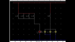 Treppenhauslicht Schaltung Tutorial einfache Erklärung mit Simulation [upl. by Ahsenom]