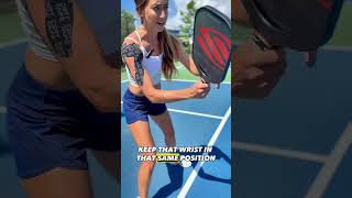 Pickleball Tips to Improve Your Game — Don’t Use Your Wrist pickleballtips pickleball [upl. by Elletse681]