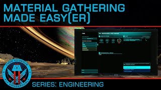 Collecting Raw Manufactured and Data Engineering Materials in Elite Dangerous 2018 Tutorial [upl. by Talbott]