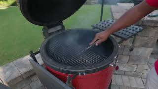 Preparing the Kamado Joe [upl. by Sherrod]