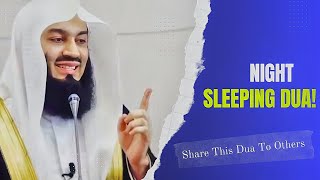 Beautiful Night SLEEPING Dua  Mufti Menk [upl. by Coplin321]