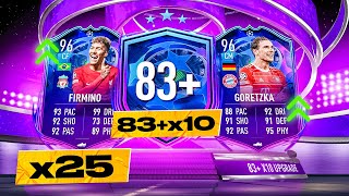 FIFA 23 25 x 83 x 10 Road to the Final Upgrade Packs [upl. by Eixid456]