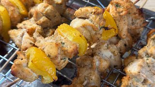 Easy Baked Puerto Rican Pinchos Recipe  Perfect for Apartment Living  Maris Cooking [upl. by Ltney435]