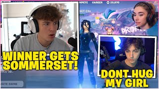 CLIX Shocked After SOMMERSET BOYFRIEND Challenge Him To A 1v1 for 1000 Fortnite Moments [upl. by Gisele128]