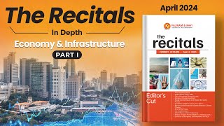 Recitals In Depth Indian Economy amp Infrastructure  Part I  Monthly Current Affairs April [upl. by Eileen]