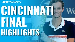 Daniil Medvedev Beats Goffin Wins First Masters 1000 Title  Cincinnati 2019 Final Highlights [upl. by Yreffoeg]