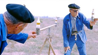 El NIVELADOR de terrenos Técnica tradicional de nivelar campos para un riego uniforme  Documental [upl. by Tankoos]