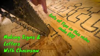 HOW TO CARVE WOOD LETTERS for SIGNS  sign wood carving    Bonus lessons amp Insights [upl. by Yelsehc917]