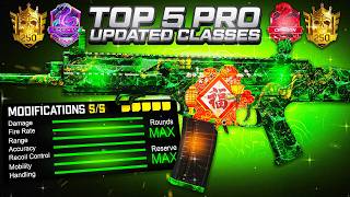 NEW TOP 5 UPDATED Pro Meta Best Ranked Play Classes MW3 S4R 💪 CDL Best Class Setups Loadouts Guns [upl. by Tarsus]