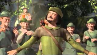 Shrek Robin hood song hebrew [upl. by Aissert]