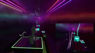 Beat saber  Panacea HyperLightDrifter OST by Disasterpeace 360 [upl. by Noissap]