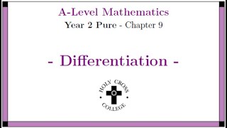 Y2 Differentiation Part 10  Differentiating Inverse Trig Functions [upl. by Euqinna530]