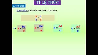 Tuần 5 Toán 7 Tiết 10 Bài 7 tỉ lệ thức [upl. by Winthorpe618]