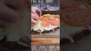 Flank Milanesa Napolitana  Al Frugoni  Open Fire Cooking [upl. by Ees174]