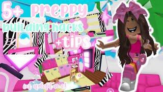 🐣  🐾 5 PREPPY BUILD HACKS 💕 and tips 🐆  in adopt me  🤭 preppyroblox ⭐️ [upl. by Adlai]