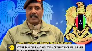 Libya General Haftars forces announces conditional ceasefire [upl. by Rehtaef637]