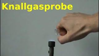 Knallgasprobe mit Wasserstoff [upl. by Lea]