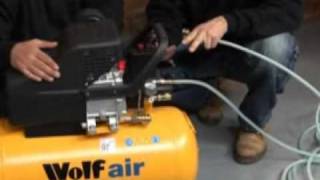 Wolf Sioux 50 Litre 95CFM 25HP Air Compressor [upl. by Yerga76]