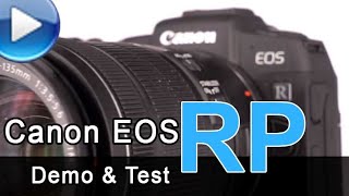 Canon EOS RP  Demo amp Test [upl. by Hametaf408]