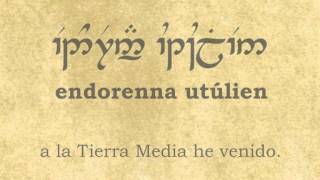 La Canción de Aragorn subs quenya y español [upl. by Odnomra]