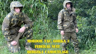 Mordor Tac Gorka 3 “Federal” Suit  Berezka Camouflage [upl. by Helli877]