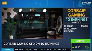 Corsair Gaming CRSR CFO On PC Demand Cycle amp Earnings [upl. by Trudy197]