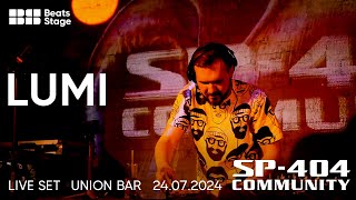 BEATS STAGE 12 LUMI  LIVE SET  SP404 COMMUNITY MEET  24072024  UNION BAR SPB [upl. by Llennoc]