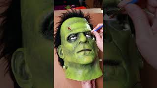 Frankenstein Mask Makeover Transforming this Halloween store mask [upl. by Hung739]