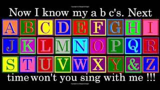 a b c songs a b c d Alphabet song For Children kids baby babies With Lyrics nursery rhyme [upl. by Aicilav]