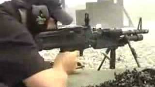 M60 Machine Gun shooting 850 Rounds in under 2 minutes [upl. by Marleah428]