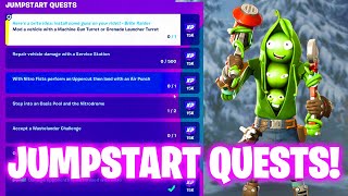 How To Complete JUMPSTART QUESTS in Fortnite Chapter 5 Season 3  Jumpstart Fortnite Challenges [upl. by Darreg]