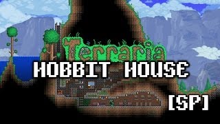 SPEEDBUILD Terraria  Hobbit House [upl. by Ima]