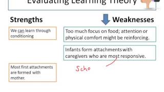 Theories of Attachment Learning Theory [upl. by Darej604]