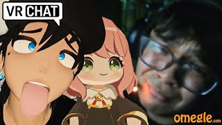 ANYA VOICE TROLLING ON OMEGLE  ft NoLogicDavid amp Miocchi [upl. by Leaffar]