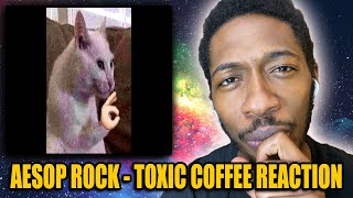 First Time Reaction To Aesop Rock  Toxic Coffee Britney Spears Mashup [upl. by Shelden604]