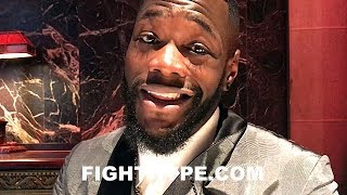 DEONTAY WILDER TELLS ANTHONY JOSHUA HES quotSCAREDquot EXPLAINS WHY CONFIDENCE HAS HIM quotRUNNINGquot [upl. by Ijneb633]