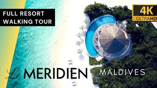 Le Meridien MALDIVES 🌊🌴 True PARADISE  FULL ISLAND TOUR 4K  Lhaviyani Atoll Hotel Vlog [upl. by Newbold174]