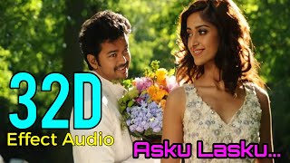 Asku LaskuNanban 32D Effect Audio song USE IN 🎧HEADPHONE like and share [upl. by Ydda]