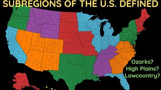 Subregions of the US Defined [upl. by Dralliw484]