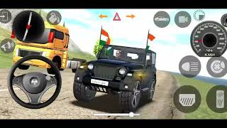 Dollar Songs 😺 Modified Mahindra Black Thar  Indian Car Simulator Game 3D  Android Gameplay [upl. by Iliak]