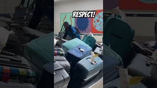 Airport baggage claim issues vs respect baggageclaim respect shorts [upl. by Albric]