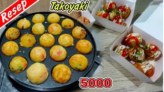 Cara buat Takoyaki yg Mudah Untuk jualan seribuan tepung 2 ons jadi 28 ribu [upl. by Alston85]