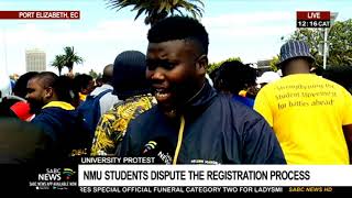 NMU students dispute the registration process [upl. by Nojram]