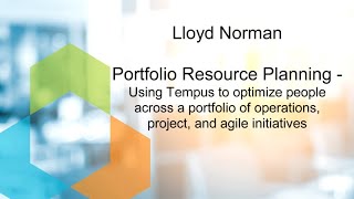 How to Use Tempus Resource for Portfolio Resource Planning [upl. by Anifares]