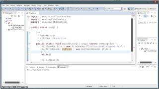 Tutorial 16  Leggere un fileVariabili Stringa Java [upl. by Celtic308]