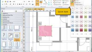 Create a floor plan in EdrawMax [upl. by Raybin697]