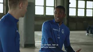 Op Dé Bank Carlos Cuesta amp Bryan Heynen van KRC Genk [upl. by Ely]