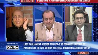 The Newshour Debate Communal violence bill debate  Part 3 5th Dec 2013 [upl. by Inaoj]