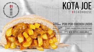 Kota Joe Roadhouse  Peri Peri Chicken Livers Kota [upl. by Stillas647]