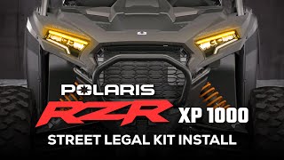 2024 Polaris RZR XP 1000  Street Legal Kit Install  WD ELECTRONICS [upl. by Lenahtan352]